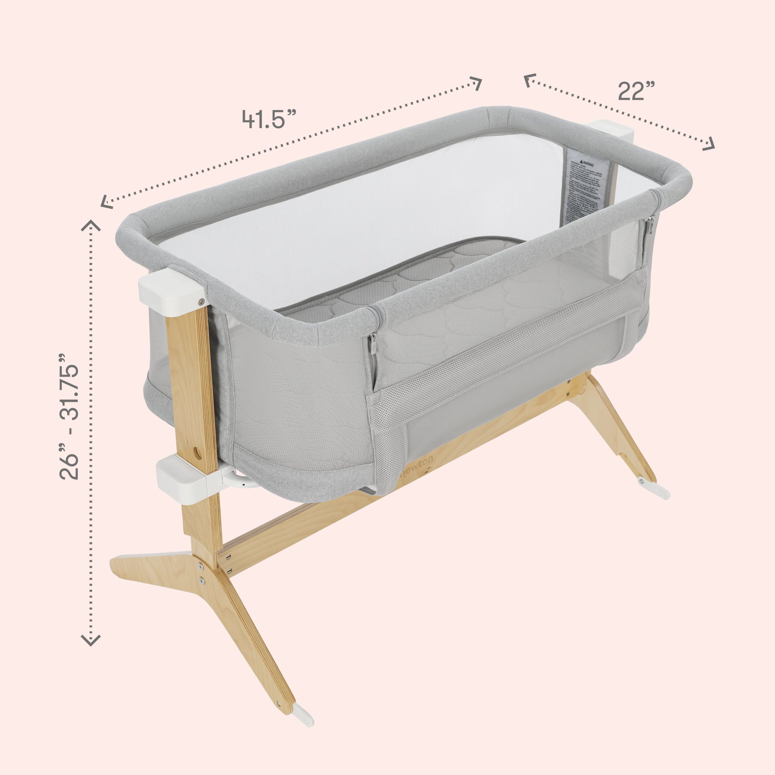 Bassinet & Bedside Sleeper + Original Crib Mattress - Image 4