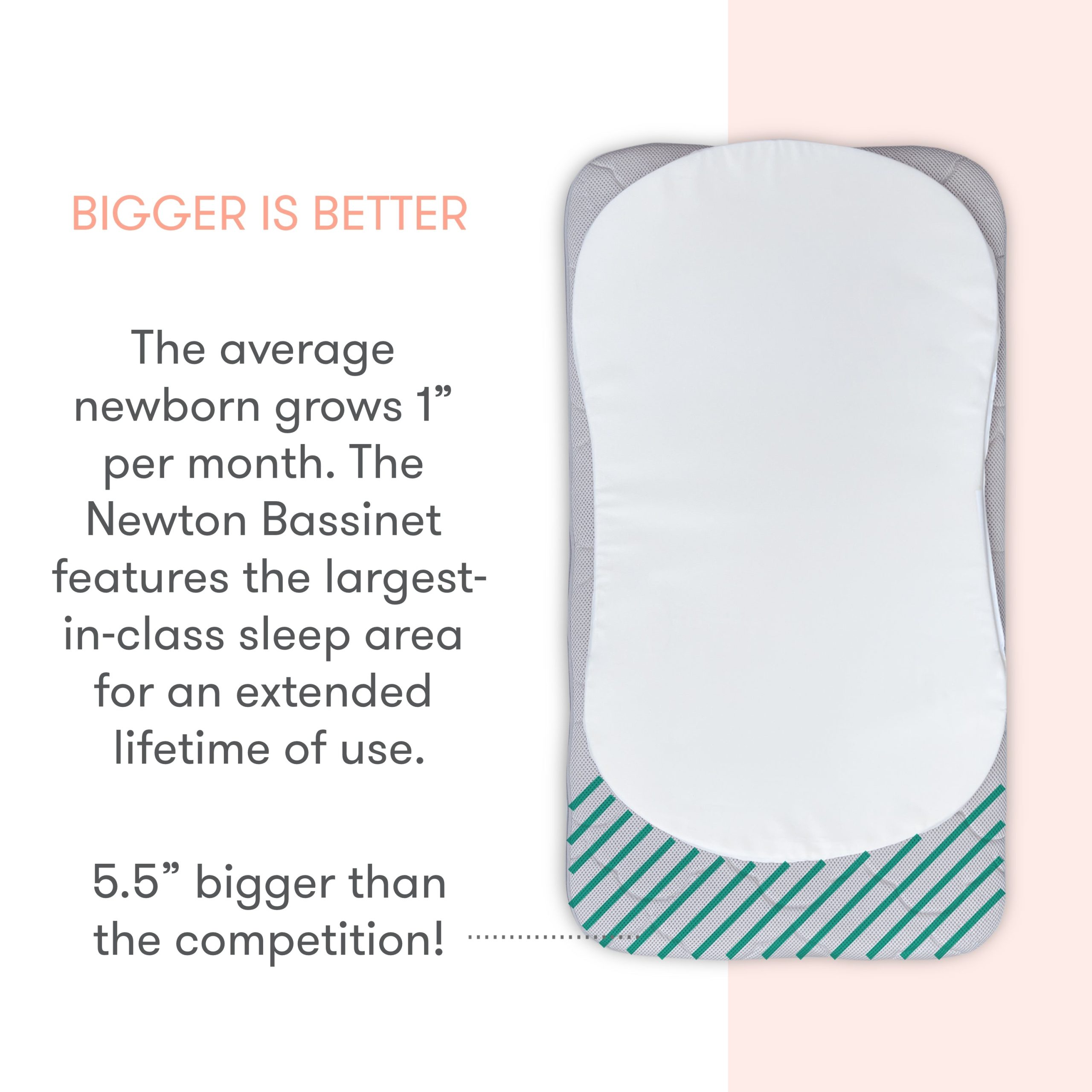 Bassinet & Bedside Sleeper + Original Crib Mattress - Image 9