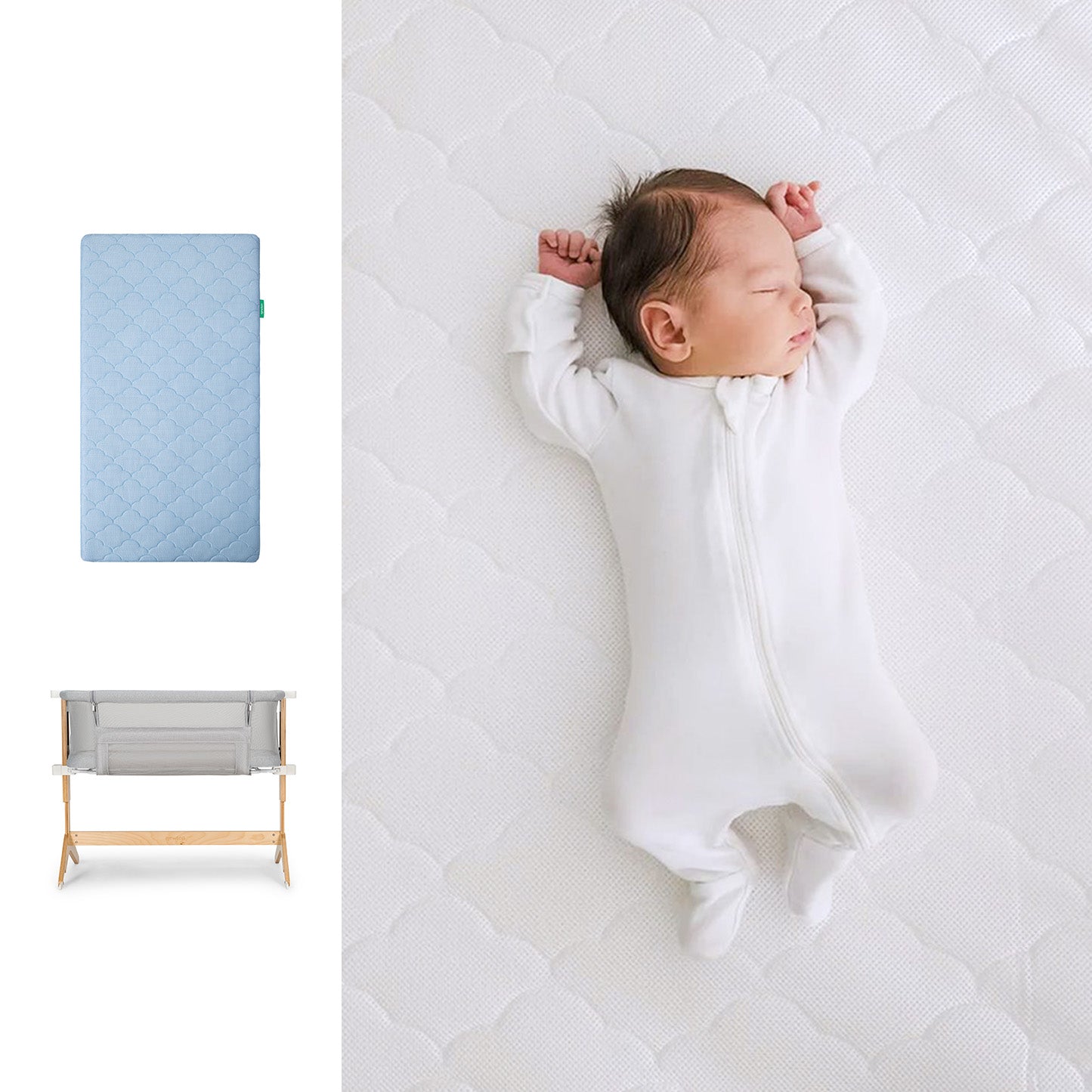 Bassinet & Bedside Sleeper + Original Crib Mattress - Image 36
