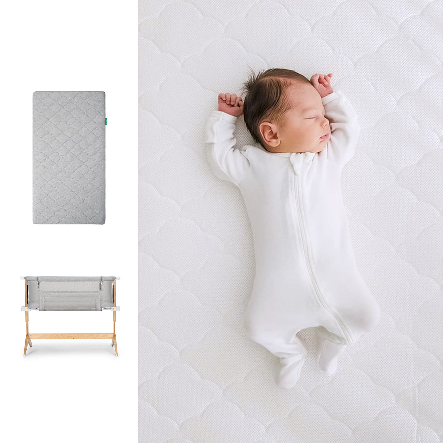 Bassinet & Bedside Sleeper + Original Crib Mattress - Image 20