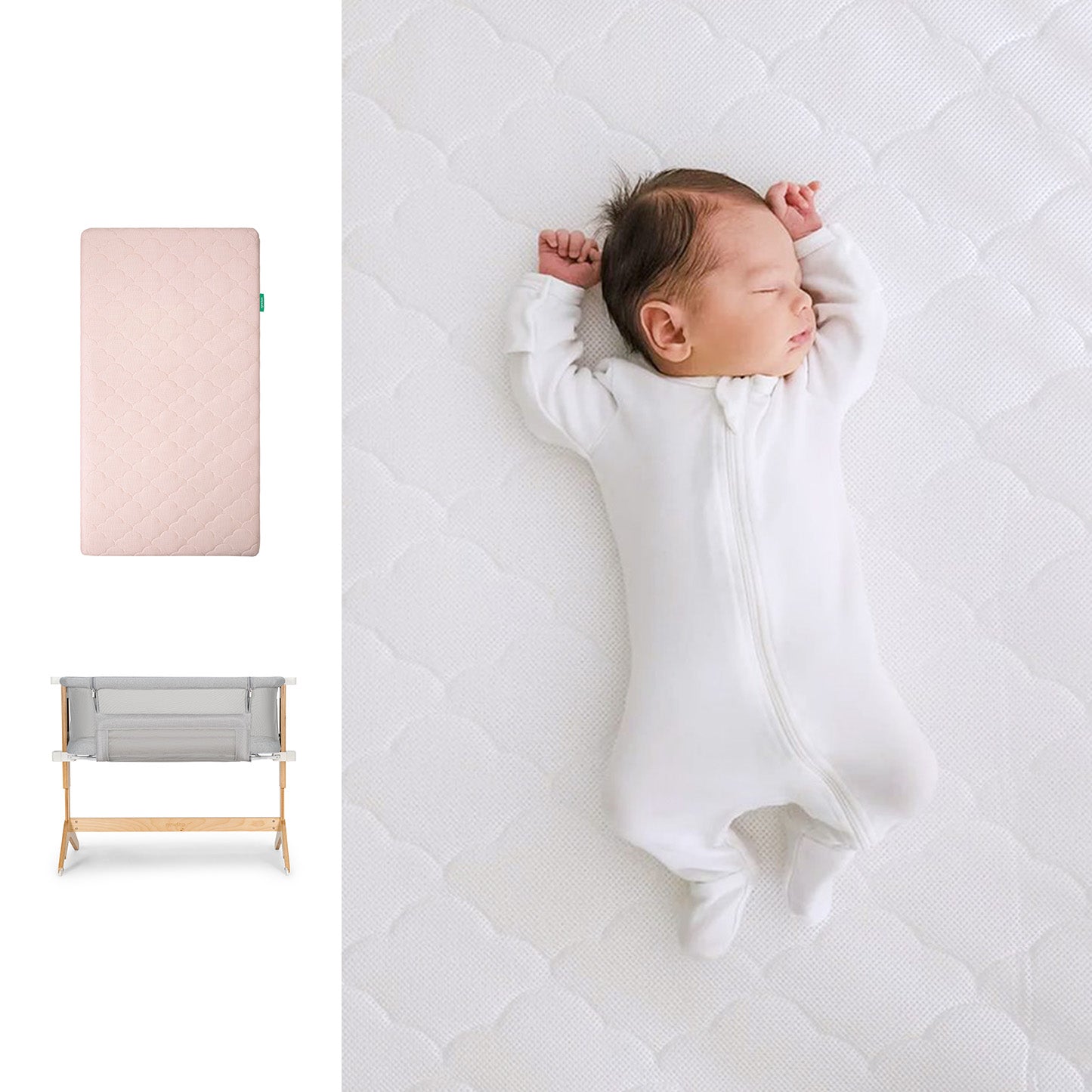 Bassinet & Bedside Sleeper + Original Crib Mattress - Image 28