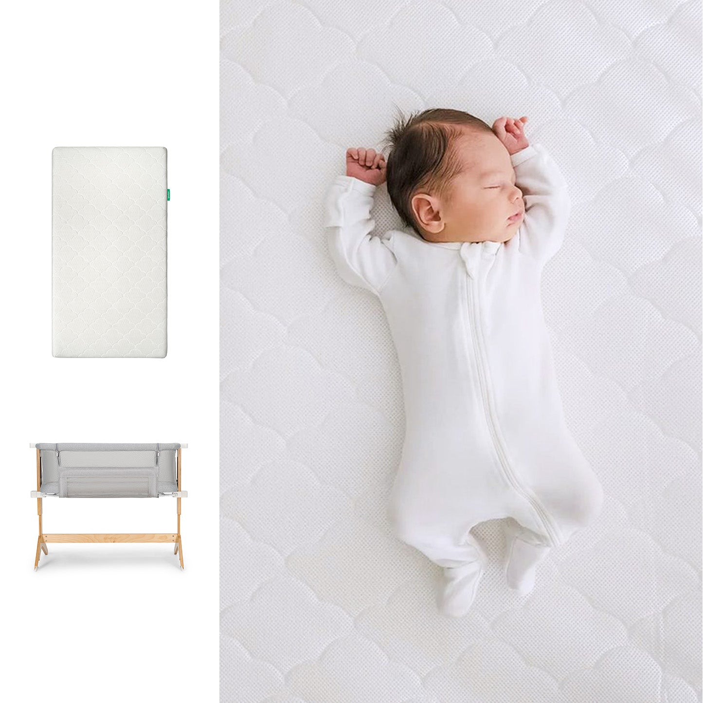 Bassinet & Bedside Sleeper + Original Crib Mattress - Image 2