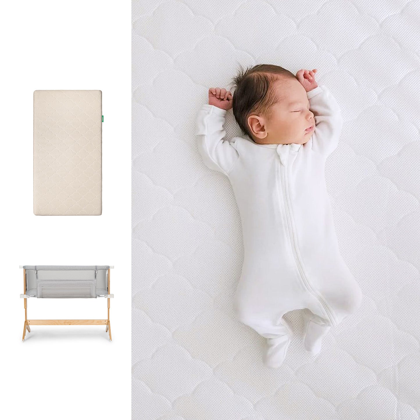 Bassinet & Bedside Sleeper + Original Crib Mattress - Image 45