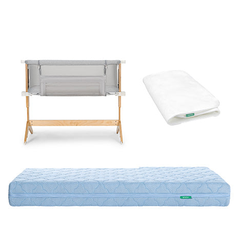 Bedside Sleeper. Original Crib Mattress + Waterproof Pad - Image 45