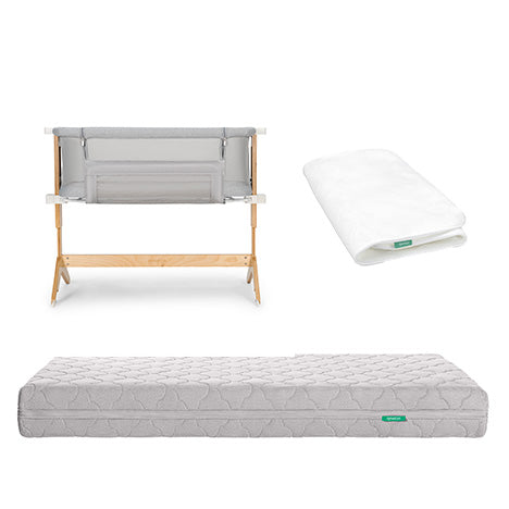 Bedside Sleeper. Original Crib Mattress + Waterproof Pad - Image 31