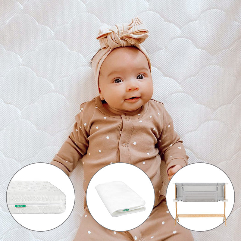 Bedside Sleeper. Original Crib Mattress + Waterproof Pad - Image 30