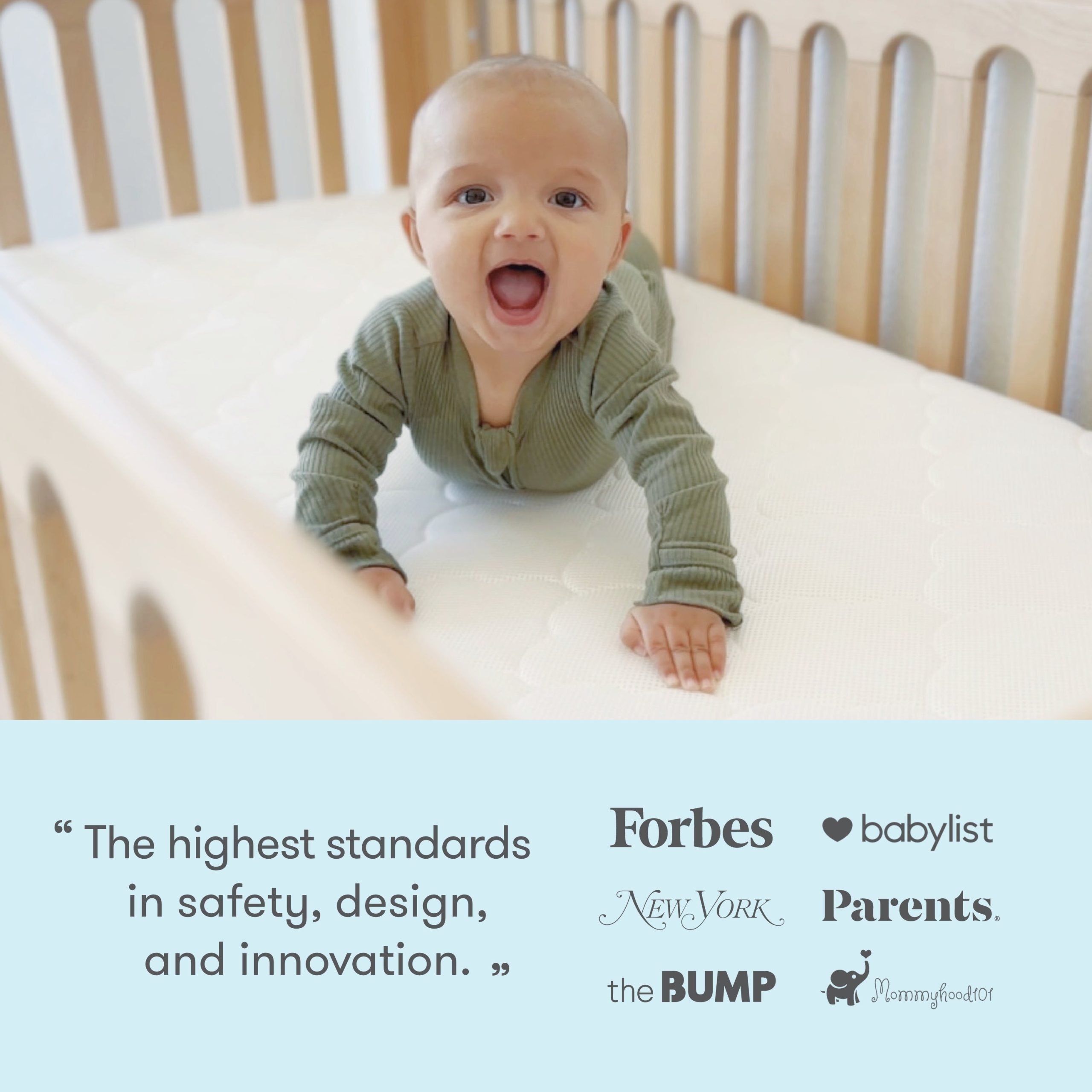 Bassinet & Bedside Sleeper + Original Crib Mattress - Image 15